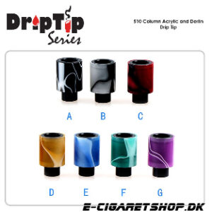 Drip Tip - Acrylic - 510 Column Acrylic and Derlin