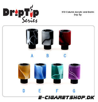 Drip Tip - Acrylic - 510 Column Acrylic and Derlin