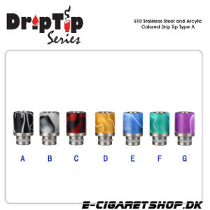 Drip Tip - Acrylic - 510 Stainless Steel and Acryl