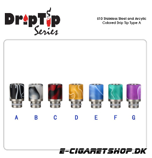 Drip Tip - Acrylic - 510 Stainless Steel and Acryl