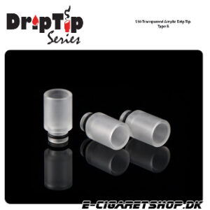 Drip Tip - Acrylic - 510 Transparent Acrylic Drip