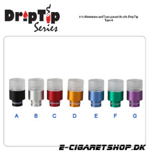 Drip Tip - Aluminium - 510 Aluminum And Transparen