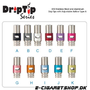 Drip Tip - Aluminium - 510 Stainless Steel And Alu