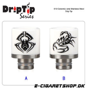 Drip Tip - Ceramic - 510 Ceramic And Stainles