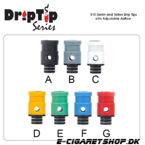Drip Tip - Derlin - 510 Derlin and Teflon Drip Ti
